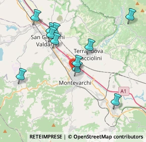 Mappa Via della Farnia, 52025 Montevarchi AR, Italia (4.18364)