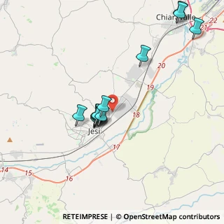 Mappa Via Fernando Santi, 60035 Jesi AN, Italia (3.74833)