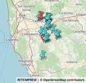 Mappa CAP, 56035 Casciana Terme Lari PI (10.245)
