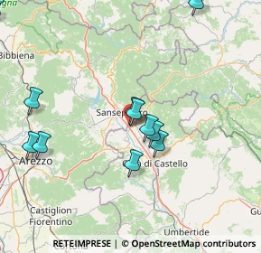 Mappa Via Po, 06016 San Giustino PG, Italia (18.94333)