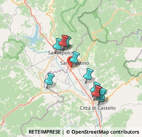 Mappa Via Po, 06016 San Giustino PG, Italia (6.4375)