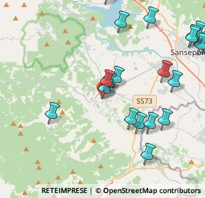 Mappa Via della Fossa, 52031 Anghiari AR, Italia (4.993)