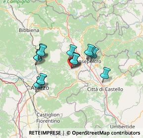 Mappa Via della Fossa, 52031 Anghiari AR, Italia (11.08)