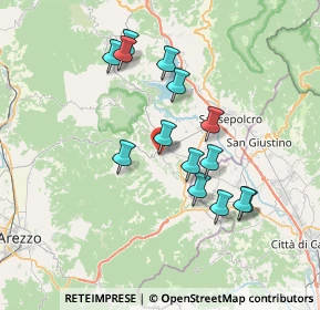 Mappa Via della Fossa, 52031 Anghiari AR, Italia (6.83571)