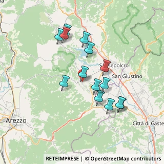 Mappa Via G.Cerboncelli, 52031 Anghiari AR, Italia (6.81)