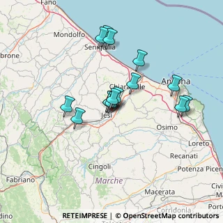 Mappa Via Letteria Belardinelli, 60035 Jesi AN, Italia (12.062)