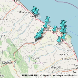 Mappa Via Letteria Belardinelli, 60035 Jesi AN, Italia (15.4805)