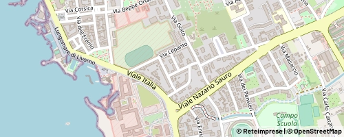Mappa Livorno