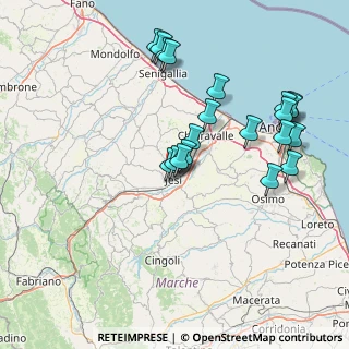 Mappa Via Lazio, 60035 Jesi AN, Italia (15.98)