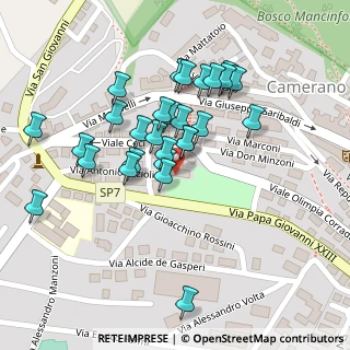 Mappa Via Monsignor N. Donzelli, 60021 Camerano AN, Italia (0.09643)