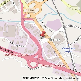 Mappa Via Alessandro Volta, 1, 60027 Osimo, Ancona (Marche)