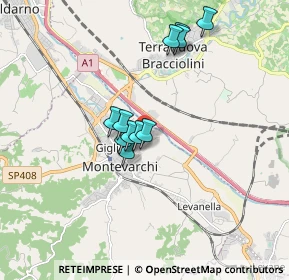 Mappa Viale G. Matteotti, 52025 Montevarchi AR, Italia (1.40818)