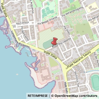 Mappa Via Lepanto, 18, 57127 Livorno, Livorno (Toscana)