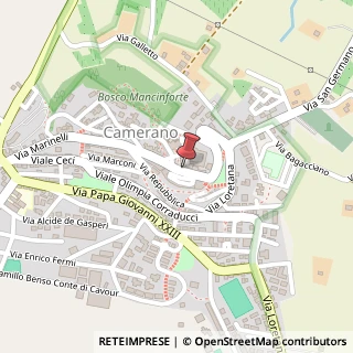 Mappa Via Carlo Maratti, 17, 60021 Camerano, Ancona (Marche)