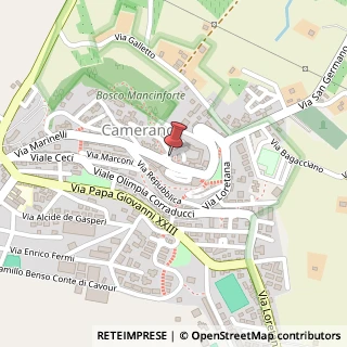 Mappa Via San Francesco,  8, 60021 Camerano, Ancona (Marche)