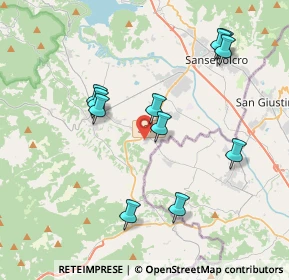 Mappa Via delle Chiarabelle, 52031 Anghiari AR, Italia (3.96273)