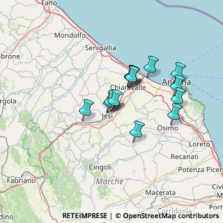 Mappa Via Arnaldo Bellagamba, 60035 Jesi AN, Italia (11.35714)