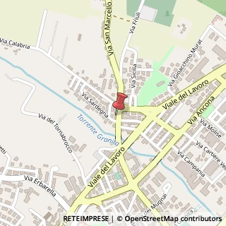 Mappa Via San Giuseppe, 39, 60035 Jesi, Ancona (Marche)
