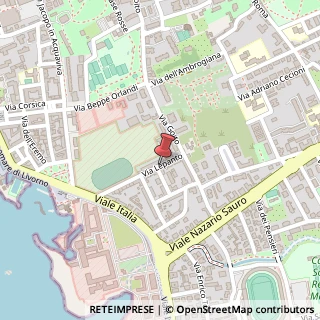 Mappa Via Lepanto,  74, 57127 Livorno, Livorno (Toscana)