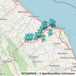 Mappa Via Ernesto Rossi, 60035 Jesi AN, Italia (9.12)