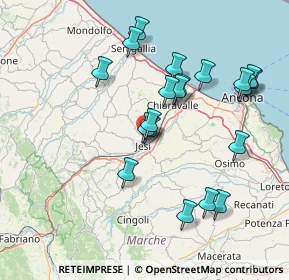 Mappa Via Sardegna, 60035 Jesi AN, Italia (15.459)