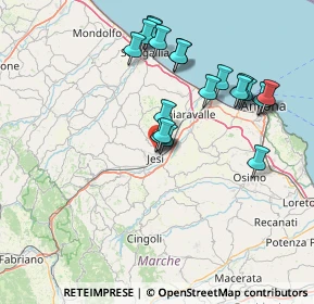 Mappa Via Sardegna, 60035 Jesi AN, Italia (15.391)