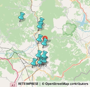 Mappa Località Chiassa Superiore Terrio, 52100 Arezzo AR, Italia (6.74545)