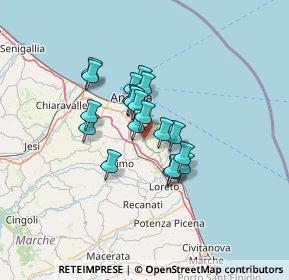 Mappa Via Umberto I, 60020 Sirolo AN, Italia (9.30579)