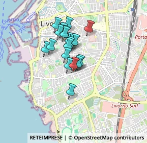 Mappa Viale Goffredo Mameli, 57127 Livorno LI, Italia (0.6495)