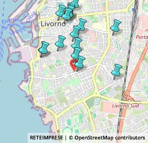 Mappa Viale Goffredo Mameli, 57127 Livorno LI, Italia (1.01625)