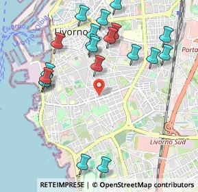 Mappa Viale Goffredo Mameli, 57127 Livorno LI, Italia (1.1845)