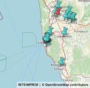 Mappa Viale Goffredo Mameli, 57127 Livorno LI, Italia (12.78)