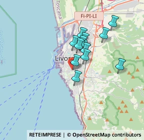 Mappa Viale Goffredo Mameli, 57127 Livorno LI, Italia (2.705)