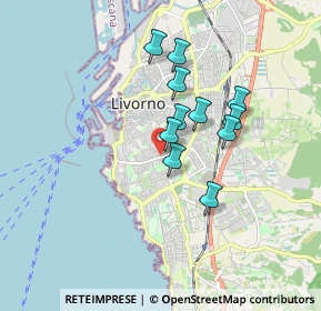 Mappa Viale Goffredo Mameli, 57127 Livorno LI, Italia (1.37)