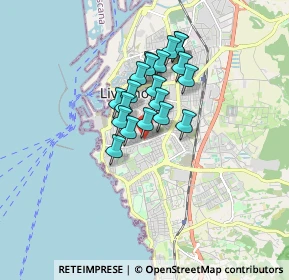 Mappa Viale Goffredo Mameli, 57127 Livorno LI, Italia (1.2225)