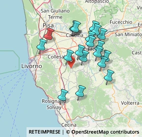 Mappa Via della Fonte, 56042 Crespina Lorenzana PI, Italia (13.1815)