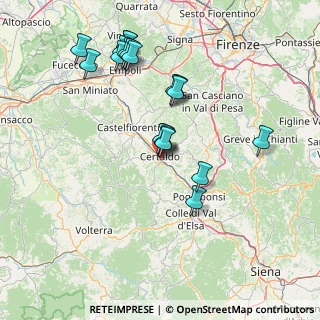 Mappa Via San Michele, 50052 Certaldo FI, Italia (15.41316)