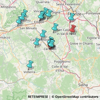 Mappa Via San Michele, 50052 Certaldo FI, Italia (15.59316)