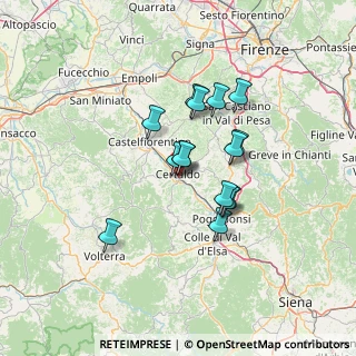 Mappa Via San Michele, 50052 Certaldo FI, Italia (10.57267)