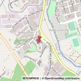 Mappa Via del Pescaiolo, 5, 53037 San Gimignano, Siena (Toscana)