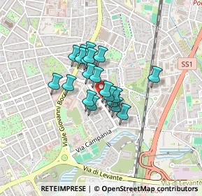 Mappa Via Basilicata, 57124 Livorno LI, Italia (0.2795)