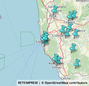 Mappa Via Basilicata, 57124 Livorno LI, Italia (15.37333)