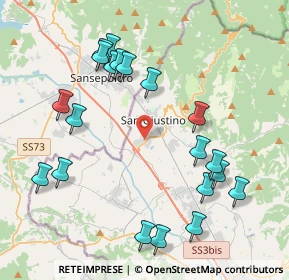 Mappa Via Citernese Aretina, 06016 San Giustino PG, Italia (4.659)