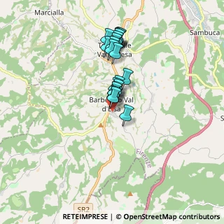 Mappa Via di Novoli, 50021 Barberino Val D'elsa FI, Italia (1.4525)