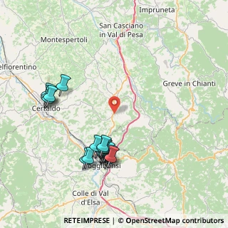 Mappa Via di Novoli, 50021 Barberino Val D'elsa FI, Italia (8.7225)