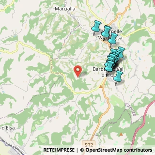 Mappa Via delle Masse, 50028 Barberino Tavarnelle FI, Italia (2.0505)