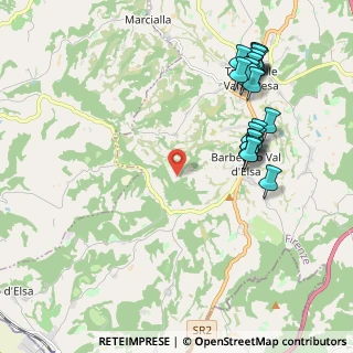 Mappa Via delle Masse, 50028 Barberino Tavarnelle FI, Italia (2.421)
