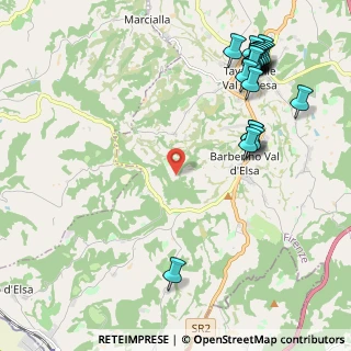 Mappa Via delle Masse, 50028 Barberino Tavarnelle FI, Italia (2.824)