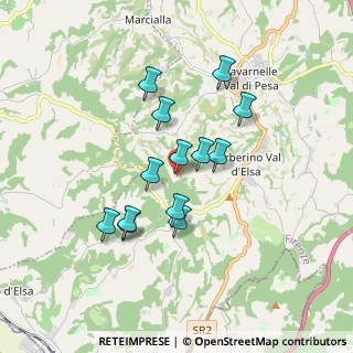Mappa Via delle Masse, 50028 Barberino Tavarnelle FI, Italia (1.51154)
