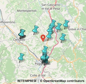 Mappa Via delle Masse, 50028 Barberino Tavarnelle FI, Italia (7.0035)